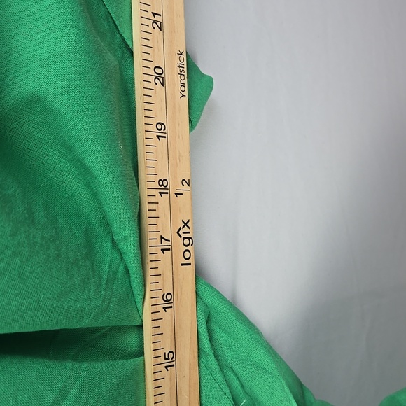 CoMMENSE Oversized Green Linen Blend 2 Pc Pants Set Women's Sz S, Coastal NWT - Picture 9 of 14